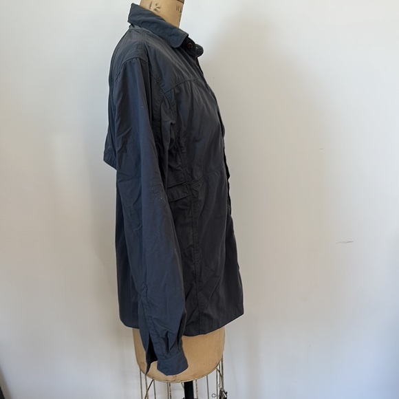 Eastern Mountain Sports gray utility camp shirt S - Picture 7 of 9